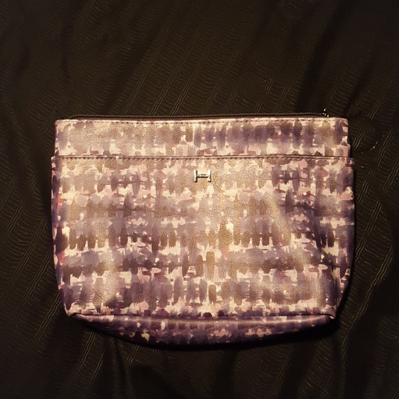 Halston bag. Purple print. NWOT - Picture 1 of 5